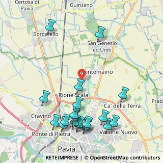 Mappa Via Monsignor Faustino Gianani, 27100 Pavia PV, Italia (2.536)