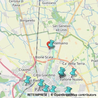 Mappa Via Monsignor Faustino Gianani, 27100 Pavia PV, Italia (3.26636)