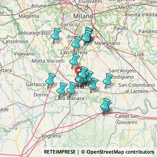 Mappa Via Monsignor Faustino Gianani, 27100 Pavia PV, Italia (10.7115)