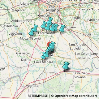 Mappa Via Monsignor Faustino Gianani, 27100 Pavia PV, Italia (10.136)