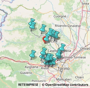 Mappa Piazza XXV Aprile, 10070 Fiano TO, Italia (11.239)