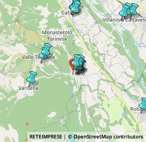 Mappa Piazza XXV Aprile, 10070 Fiano TO, Italia (2.3675)