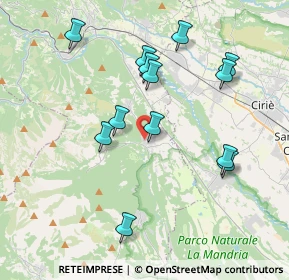 Mappa Piazza XXV Aprile, 10070 Fiano TO, Italia (3.83231)