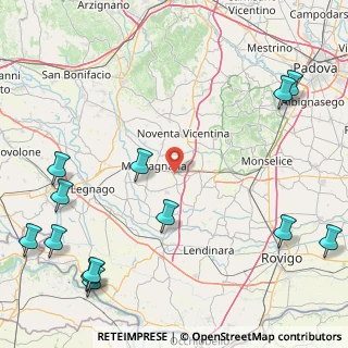 Mappa Via Rovere, 35040 Megliadino San Fidenzio PD, Italia (25.48154)