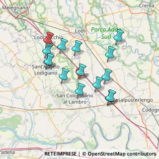 Mappa Via delle Forze Armate, 26812 Borghetto Lodigiano LO, Italia (6.59133)