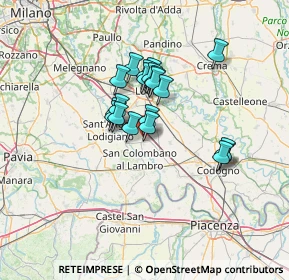 Mappa Via delle Forze Armate, 26812 Borghetto Lodigiano LO, Italia (9.94)