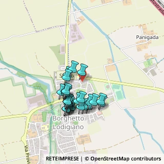 Mappa Via delle Forze Armate, 26812 Borghetto Lodigiano LO, Italia (0.36786)