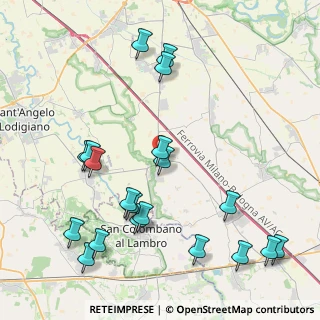 Mappa Via delle Forze Armate, 26812 Borghetto Lodigiano LO, Italia (4.9475)