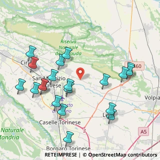 Mappa Via Costa, 10070 San Francesco Al Campo TO, Italia (4.4975)