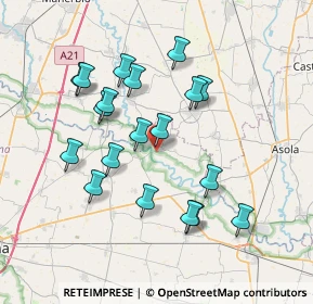 Mappa Vicolo Croce, 26032 Ostiano CR, Italia (6.97789)