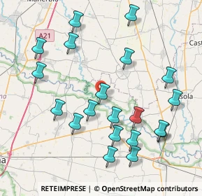 Mappa Vicolo Croce, 26032 Ostiano CR, Italia (8.698)