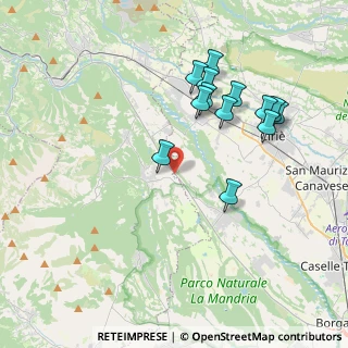 Mappa Via Lanzo, 10070 Fiano TO, Italia (3.80385)