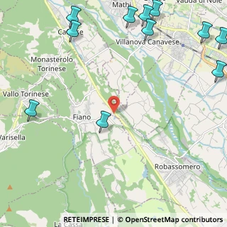 Mappa Via Lanzo, 10070 Fiano TO, Italia (3.39273)