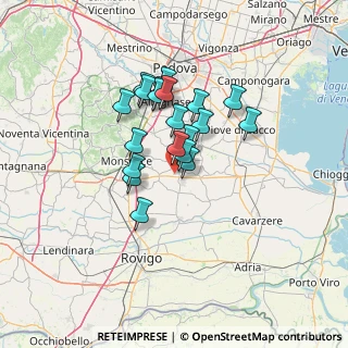 Mappa Via Bisson, 35026 Conselve PD, Italia (10.215)