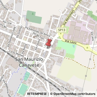 Mappa Via Vittorio Emanuele, 42, 10077 San Maurizio Canavese, Torino (Piemonte)