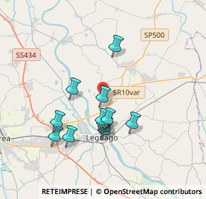 Mappa SP 44b, 37045 Legnago VR, Italia (3.1375)