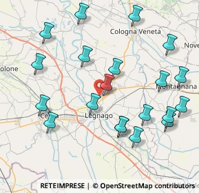 Mappa SP 44b, 37045 Legnago VR, Italia (9.021)