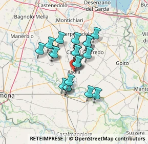 Mappa Via Nazario Sauro, 46041 Asola MN, Italia (9.611)