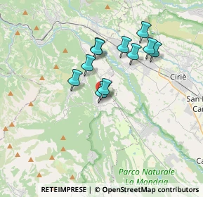 Mappa Via Montebasso, 10070 Fiano TO, Italia (2.91091)