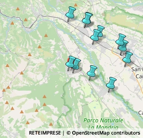 Mappa Via Montebasso, 10070 Fiano TO, Italia (3.92333)