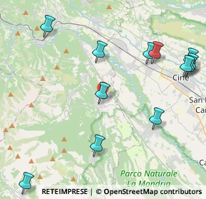 Mappa Via Montebasso, 10070 Fiano TO, Italia (5.235)