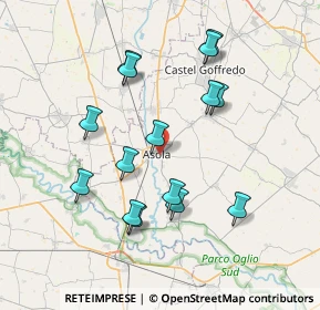 Mappa Via Giovanni da Asola, 46041 Asola MN, Italia (7.22533)