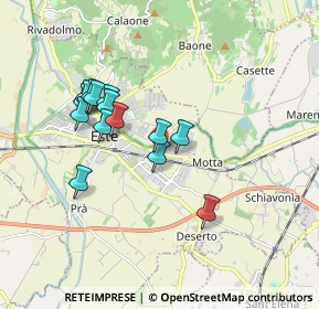 Mappa Via Atheste, 35042 Este PD, Italia (1.56214)
