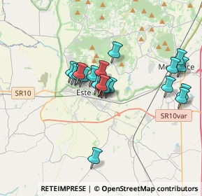 Mappa Via Atheste, 35042 Este PD, Italia (2.893)