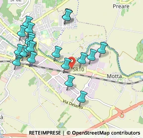 Mappa Via Atheste, 35042 Este PD, Italia (1.09)