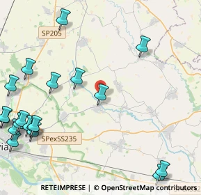 Mappa Località Mulini, 27010 Cura Carpignano PV, Italia (6.2835)