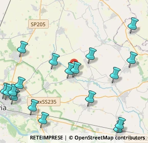Mappa Località Mulini, 27010 Cura Carpignano PV, Italia (5.7935)