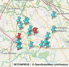 Mappa Località Mulini, 27010 Cura Carpignano PV, Italia (7.03278)
