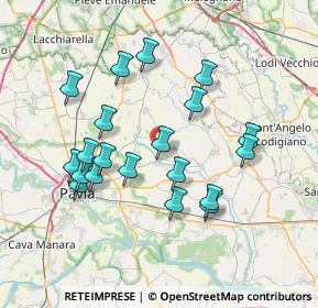 Mappa Località Mulini, 27010 Cura Carpignano PV, Italia (7.085)