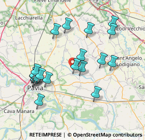 Mappa Località Mulini, 27010 Cura Carpignano PV, Italia (7.661)