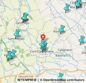 Mappa Località Mulini, 27010 Cura Carpignano PV, Italia (3.055)