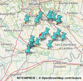 Mappa Località Mulini, 27010 Cura Carpignano PV, Italia (11.84842)