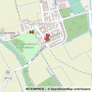 Mappa Via Cadorna, 14, 27016 Sant'Alessio con Vialone, Pavia (Lombardia)
