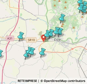 Mappa Via Peagnola, 35042 Este PD, Italia (5.8085)