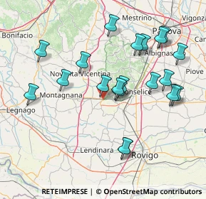 Mappa Via Peagnola, 35042 Este PD, Italia (15.7975)