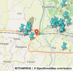 Mappa Via Peagnola, 35042 Este PD, Italia (2.24)