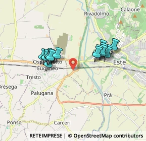 Mappa Via Peagnola, 35042 Este PD, Italia (1.537)