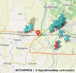 Mappa Via Peagnola, 35042 Este PD, Italia (2.139)