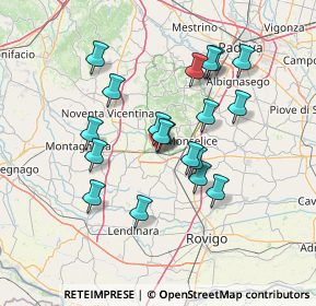 Mappa Via Rovigo, 35042 Este PD, Italia (12.30895)