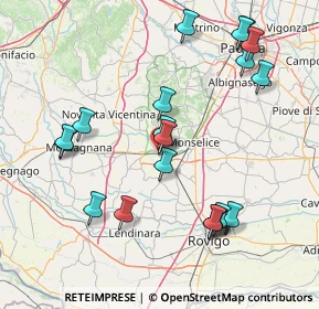 Mappa Via Rovigo, 35042 Este PD, Italia (17.1125)