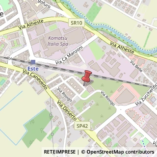 Mappa Via Rovigo, 23, 35042 Este, Padova (Veneto)
