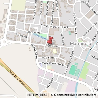 Mappa Via D. Ferrari, 68, 46045 Marmirolo, Mantova (Lombardia)
