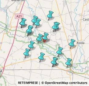 Mappa Via A. Moro, 26032 Ostiano CR, Italia (6.99842)