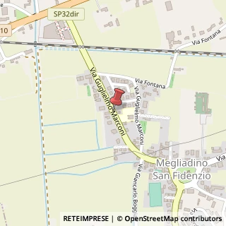 Mappa Via Guglielmo Marconi,  76, 35040 Megliadino San Fidenzio, Padova (Veneto)