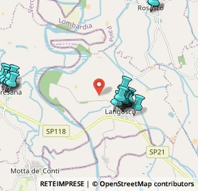 Mappa Cascina Motte, 27030 Langosco PV, Italia (2.3945)