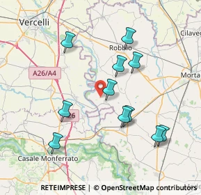 Mappa Cascina Motte, 27030 Langosco PV, Italia (7.44182)